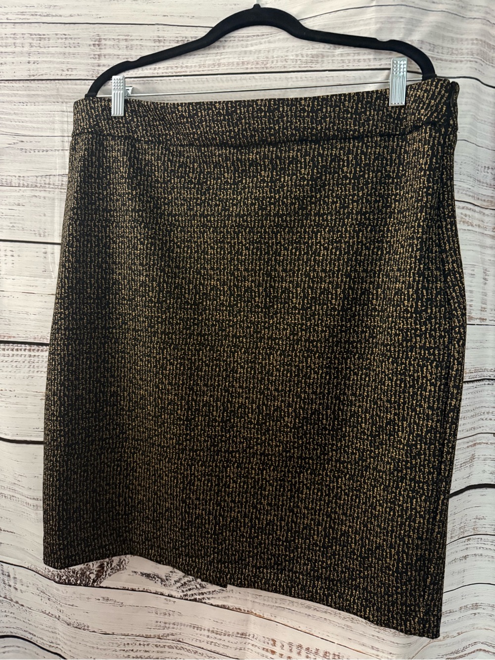 Halogen Women’s Black Brown Skirt Nordstrom XL NWT